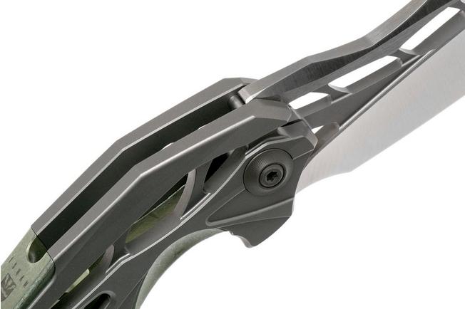 Bild für WE Knife Arrakis 906D Taschenmesser, grey green satin, Elijah Isham Design