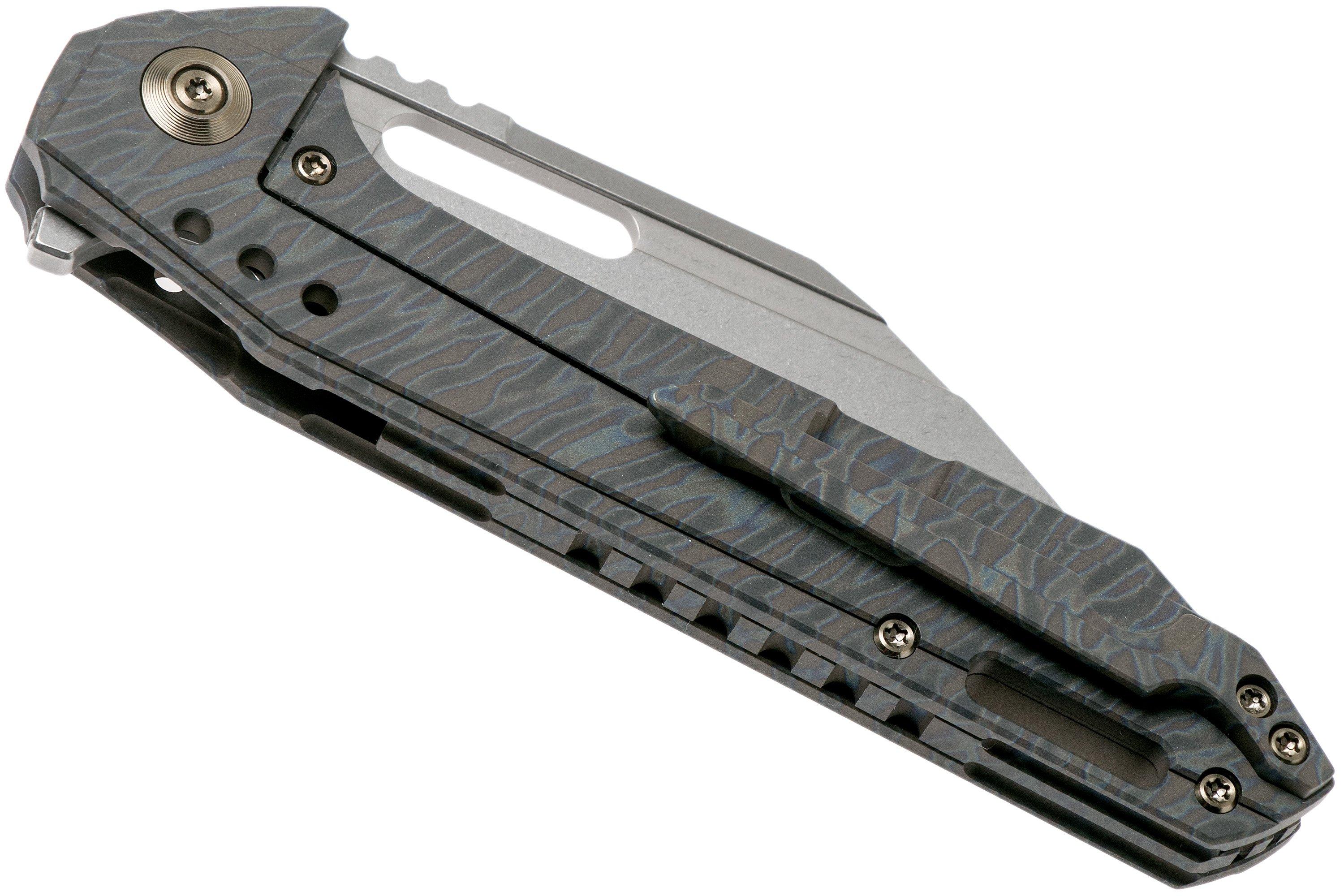 WE Knife Roxi 4, 916A Flamed Ti zakmes, Todd Knife & Tool design