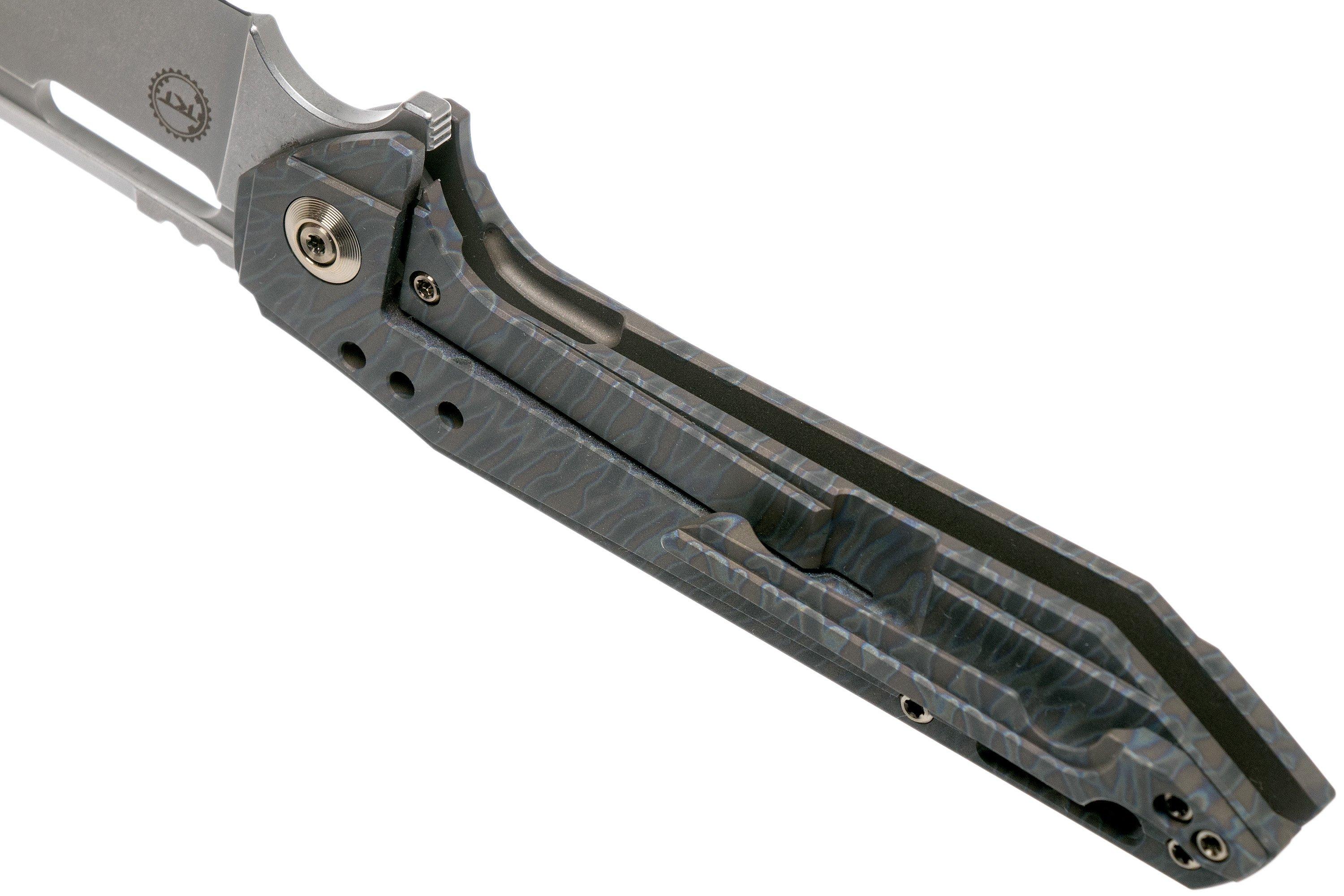 WE Knife Roxi 4, 916A Flamed Ti zakmes, Todd Knife & Tool design