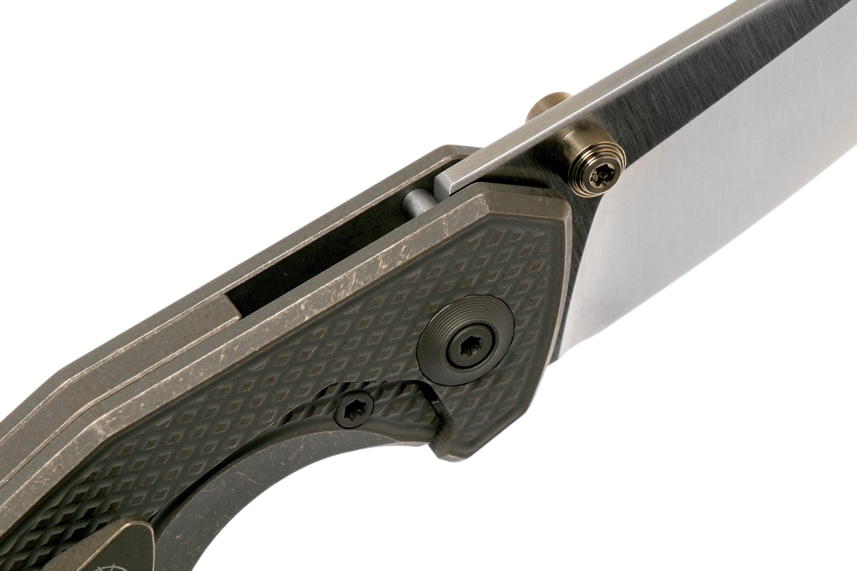 WE Knife Gnar 917A bronze pocket knife, Matthew Degnan design