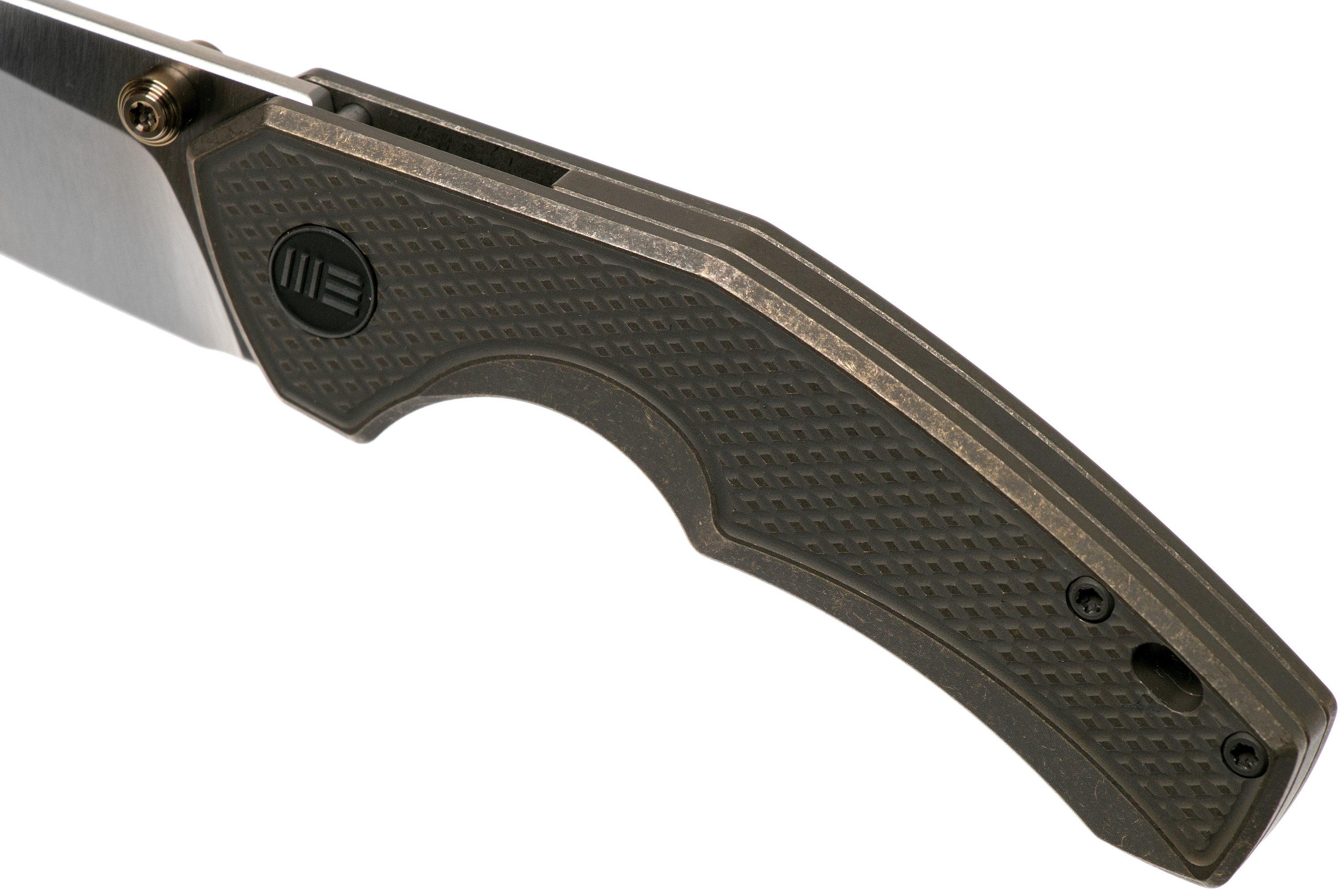 WE Knife Gnar 917A bronze pocket knife, Matthew Degnan design