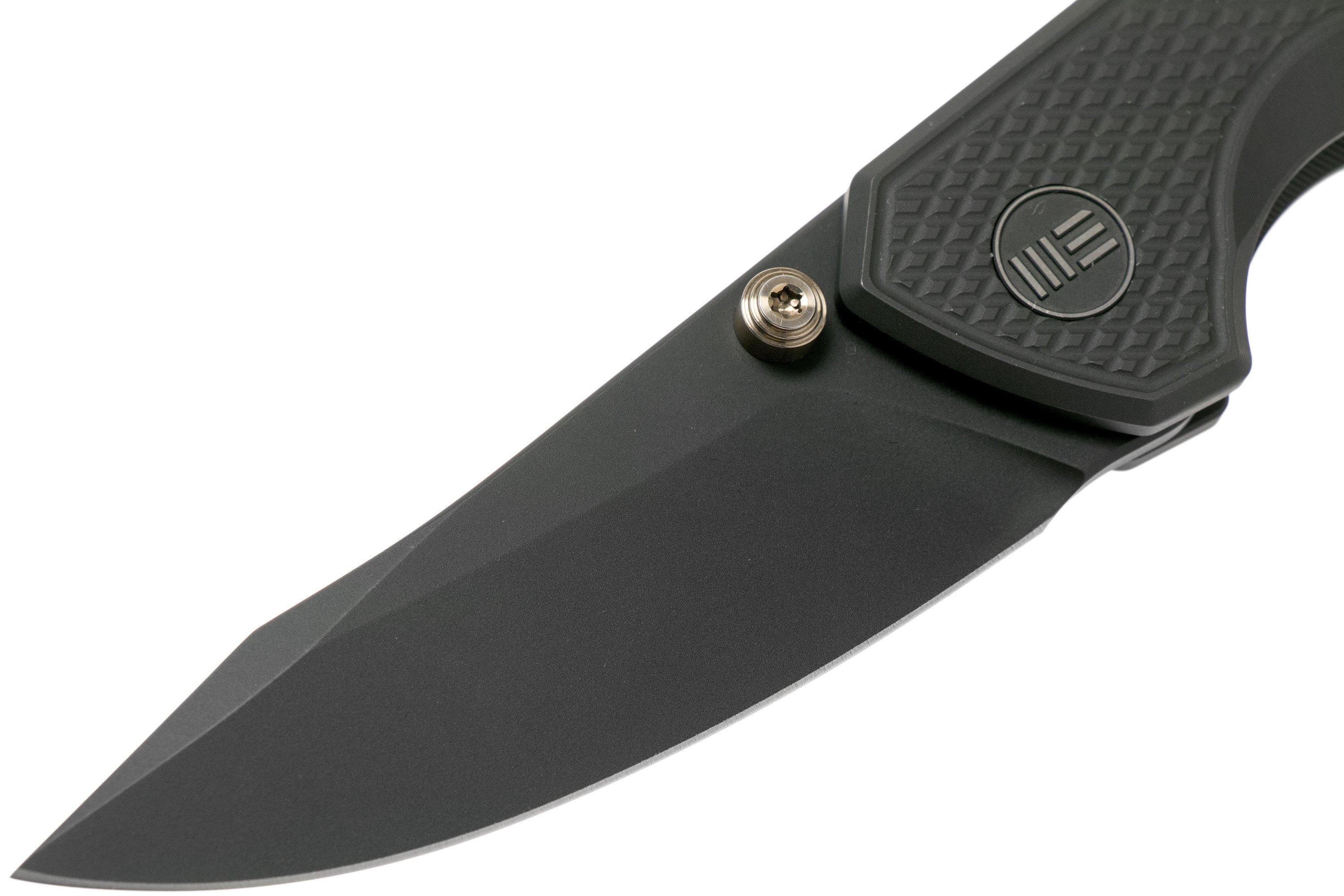 WE Knife Gnar 917B black pocket knife, Matthew Degnan design