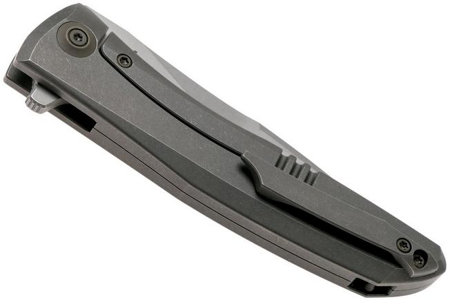 Imagen para WE Knife Scoppio 923B Stonewashed navaja, Grey , Diseño Toni Tietzel