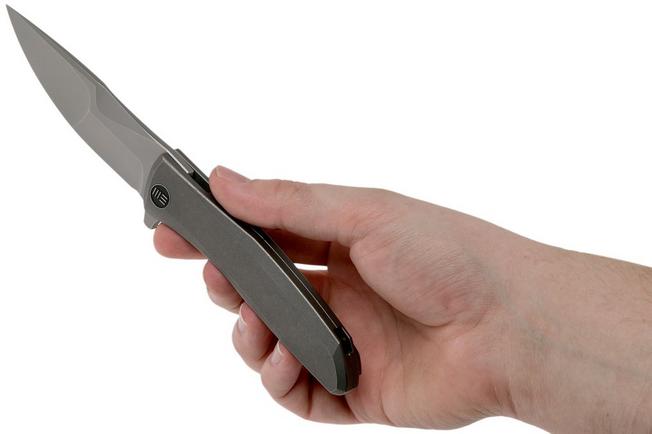 Imagen para WE Knife Scoppio 923B Stonewashed navaja, Grey , Diseño Toni Tietzel
