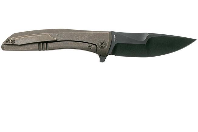 Imagen para WE Knife Scoppio 923C Blackwashed navaja, Bronze , Diseño Toni Tietzel