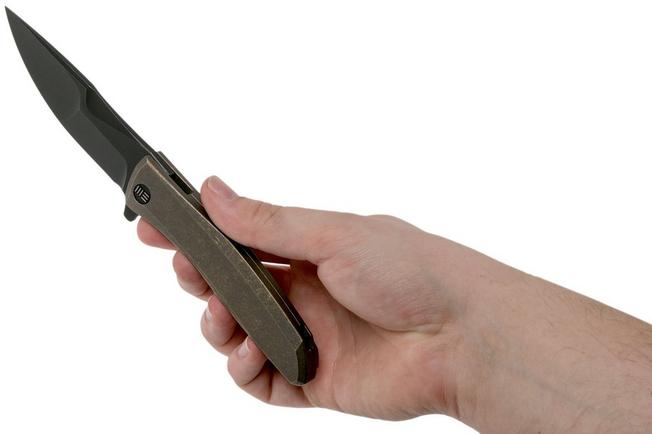 Imagen para WE Knife Scoppio 923C Blackwashed navaja, Bronze , Diseño Toni Tietzel