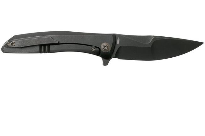Afbeelding voor WE Knife Scoppio 923D Black, Blackwashed zakmes, Toni Tietzel design