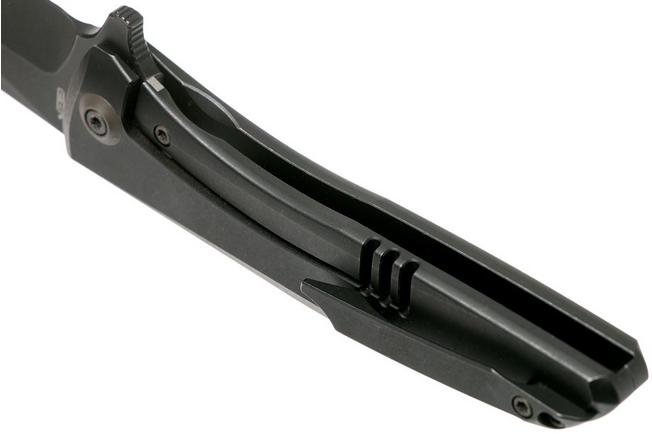 Afbeelding voor WE Knife Scoppio 923D Black, Blackwashed zakmes, Toni Tietzel design
