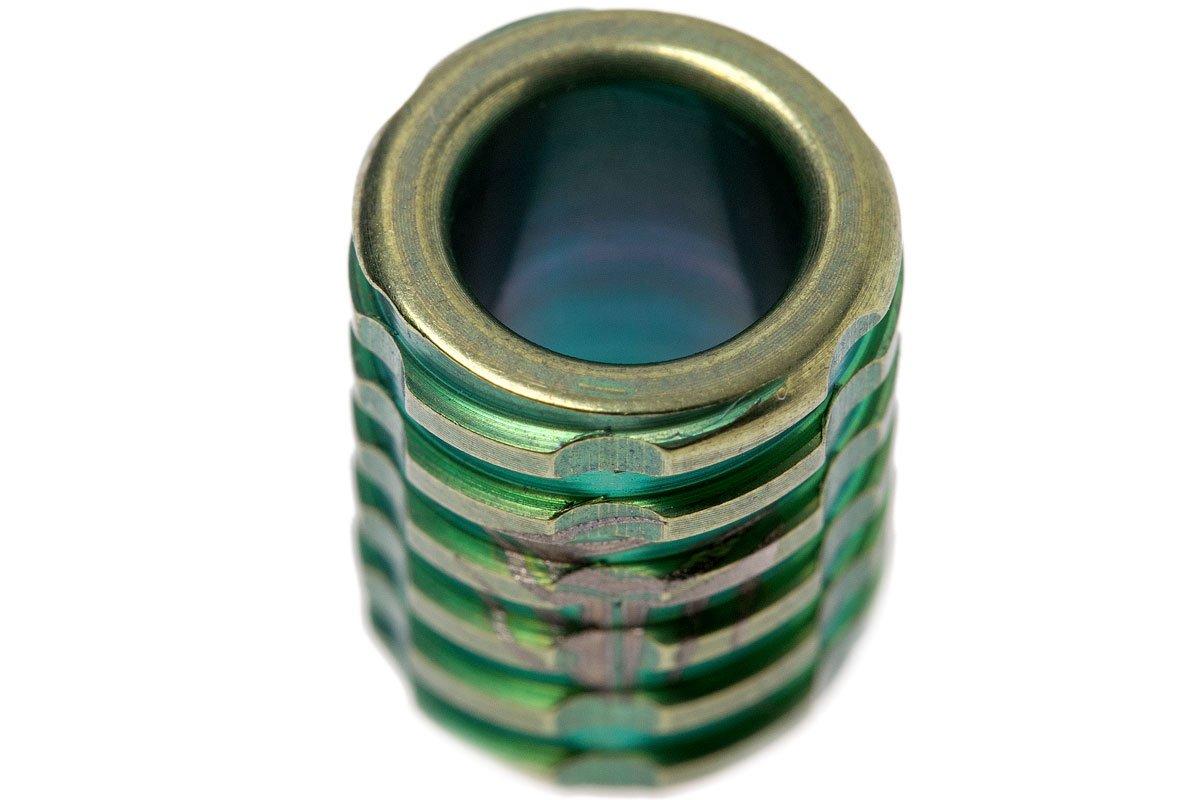 RovyVon Firefly Pro Titanium Paracord Bead - Glow In The Dark EDC Accessory For Keychains, Knives & Backpacks
