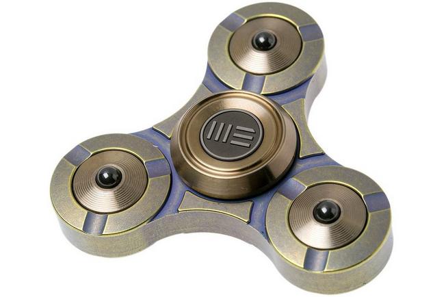 obligatorisk ly Sprog WE Knife S02B Fidget Spinner Titanium Bronze | Advantageously shopping at  Knivesandtools.com