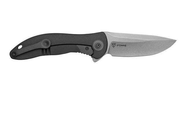 WE Knife Synergy2v2 WE18046D-1, Gray Titanium pocket knife ...