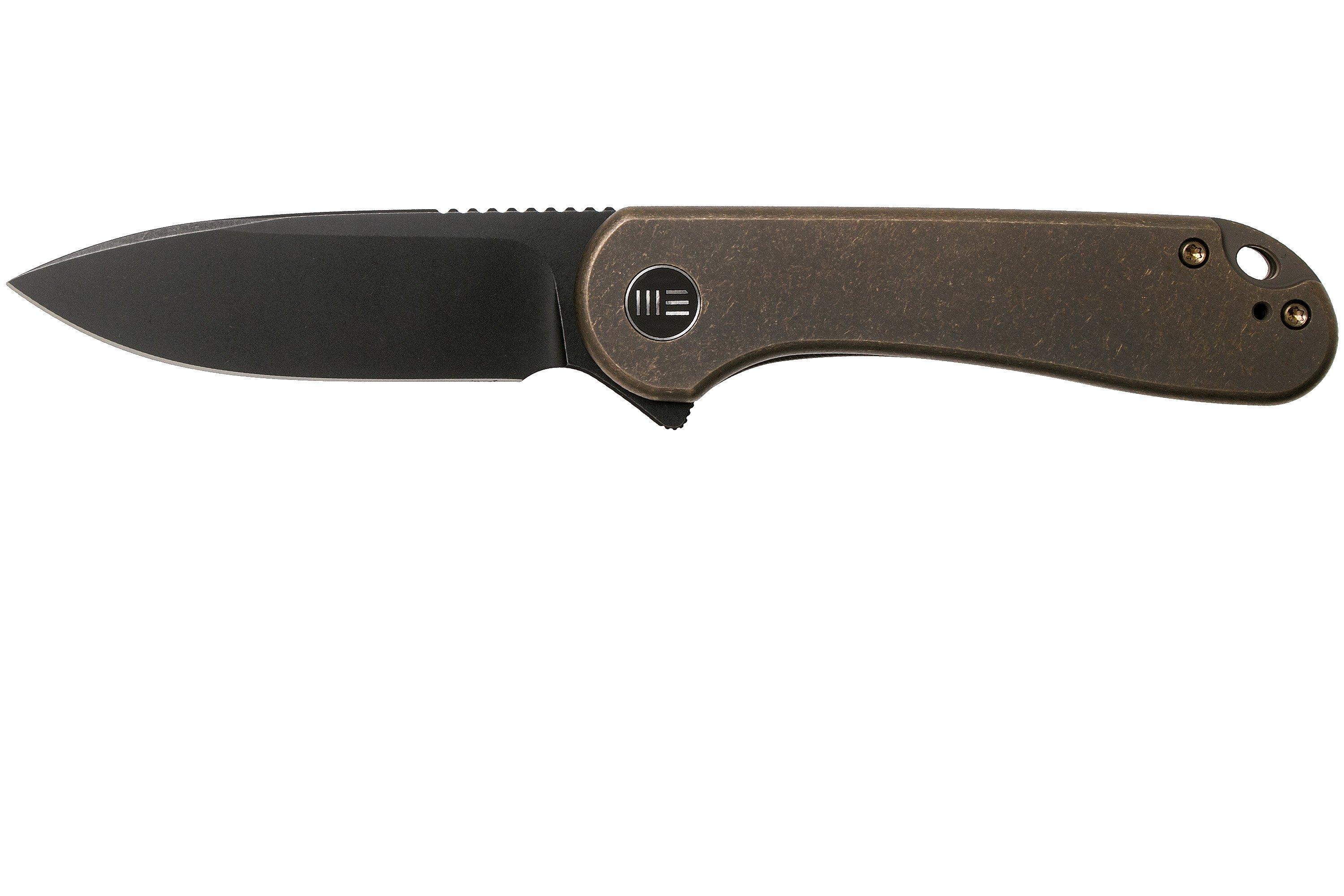 WE Knife Elementum WE18062X-4 Blackwashed, Bronze Titanium pocket