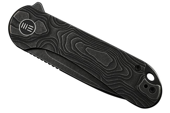 Image pour WE Knife Elementum WE18062XA-1 Black Stonewashed CPM MagnaCut, Black Titanium, couteau de poche