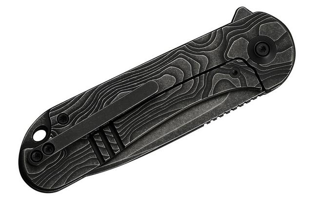 Image pour WE Knife Elementum WE18062XA-1 Black Stonewashed CPM MagnaCut, Black Titanium, couteau de poche