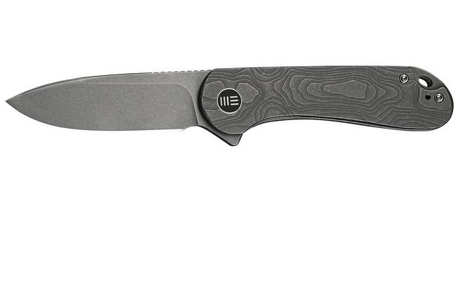 Bild für WE Knife Elementum WE18062XA-2, Grey Stonewashed CPM MagnaCut, Grey Titanium Taschenmesser
