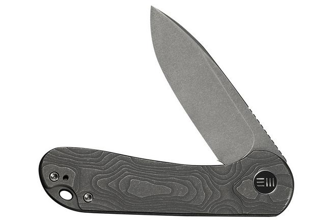Bild für WE Knife Elementum WE18062XA-2, Grey Stonewashed CPM MagnaCut, Grey Titanium Taschenmesser