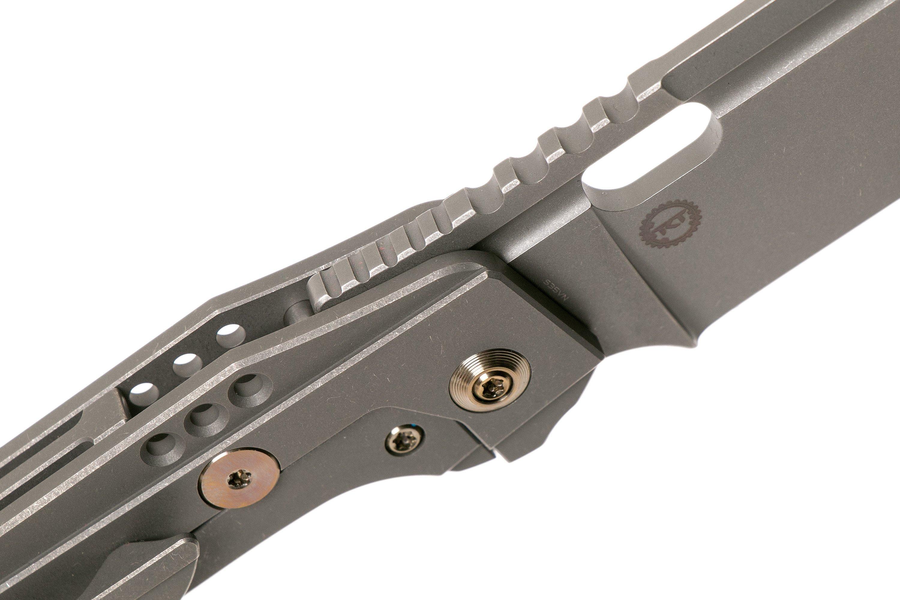 Nóż składany WE Knife Roxi 3 WE19072-1 Gray Titanium