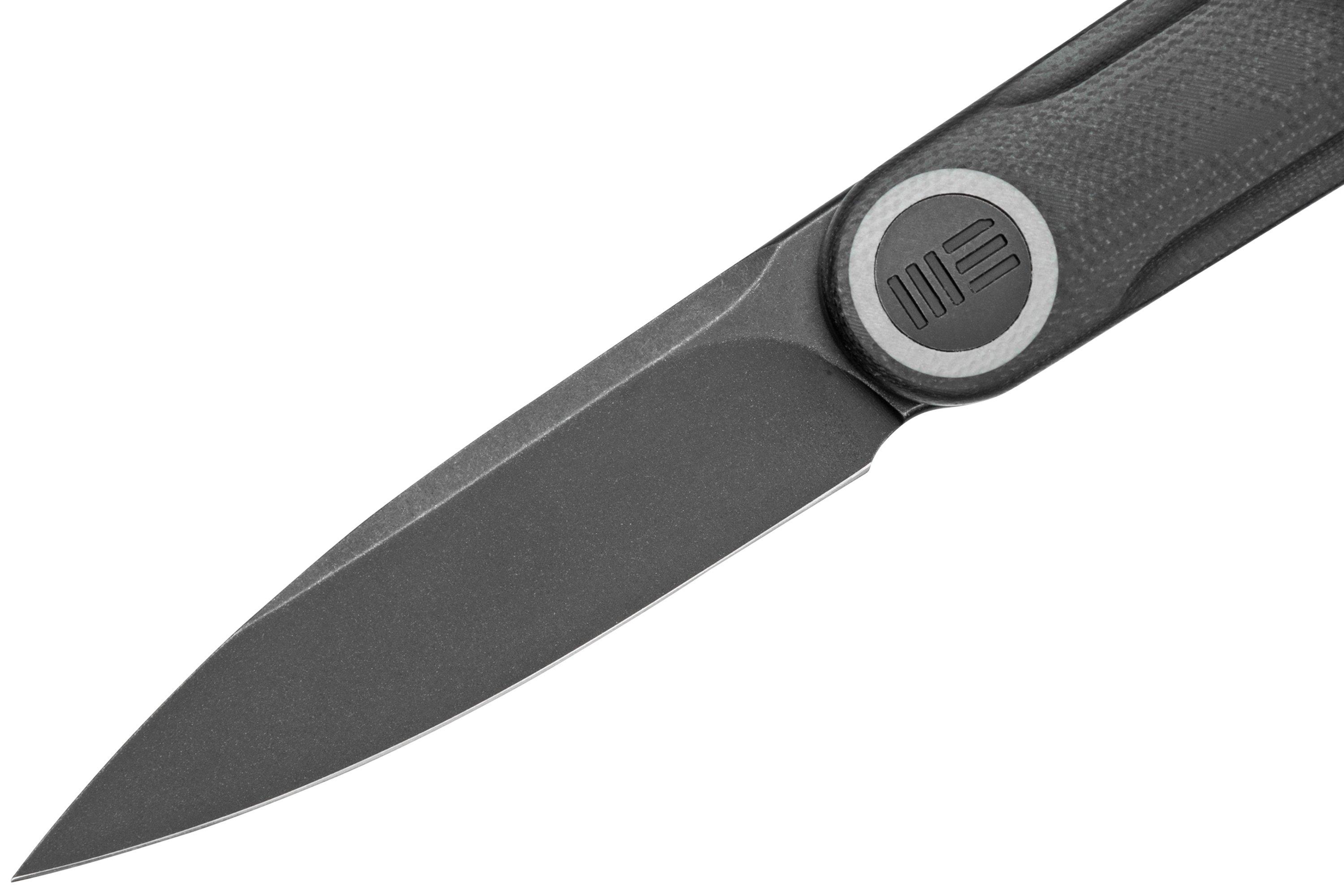 WE Knife Eidolon Drop Point, Integral Black G10 WE19074AD zakmes