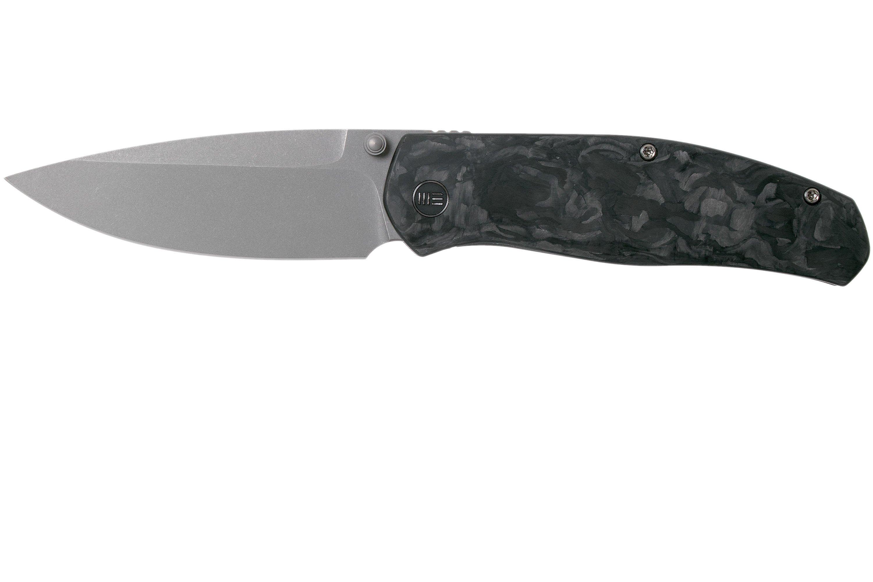WE Knife Esprit 20025AA Stonewashed, Marble Carbonfiber zakmes, Ray