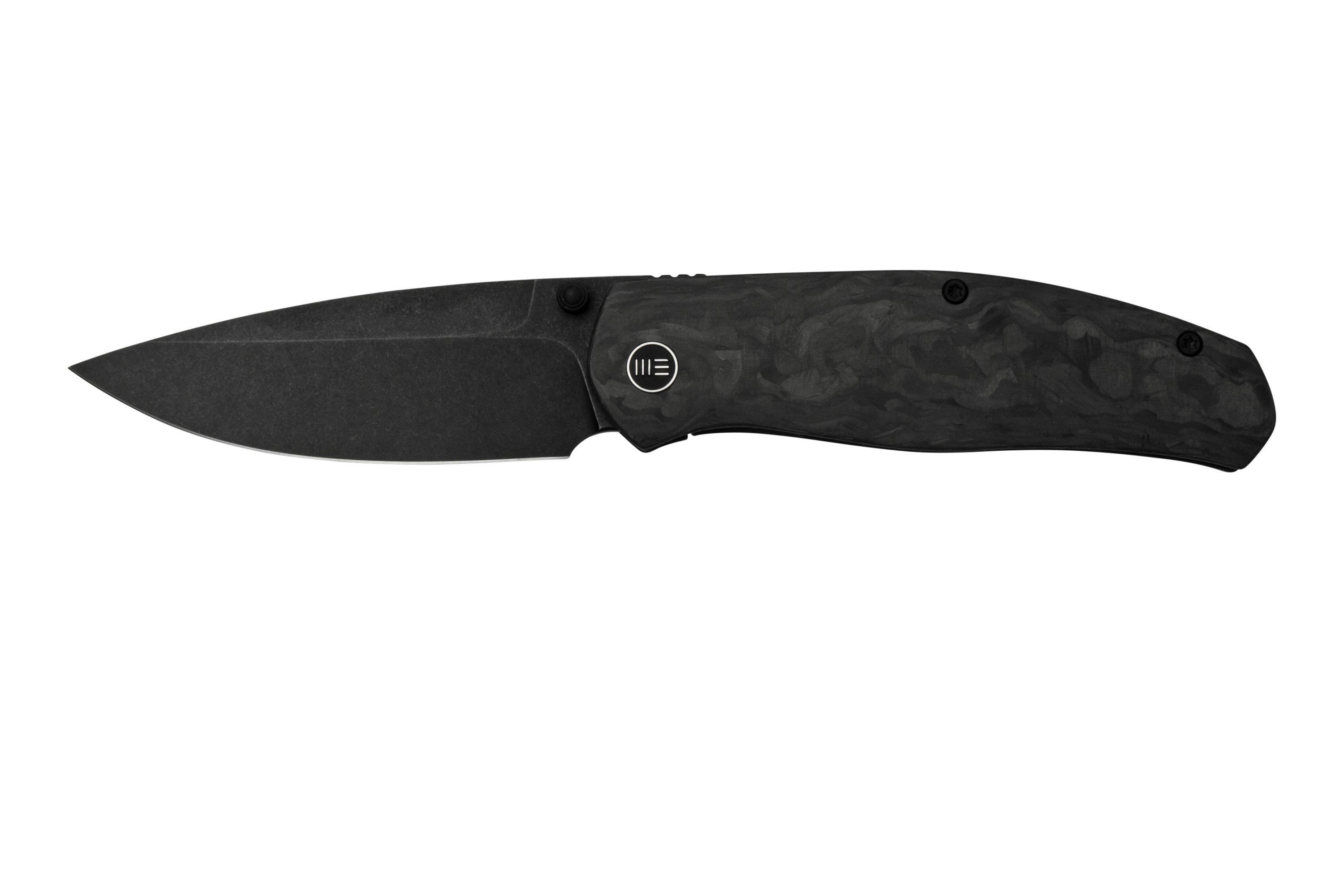 WE Knife Esprit 20025AC Blackwashed, Marble Carbon fibre pocket knife