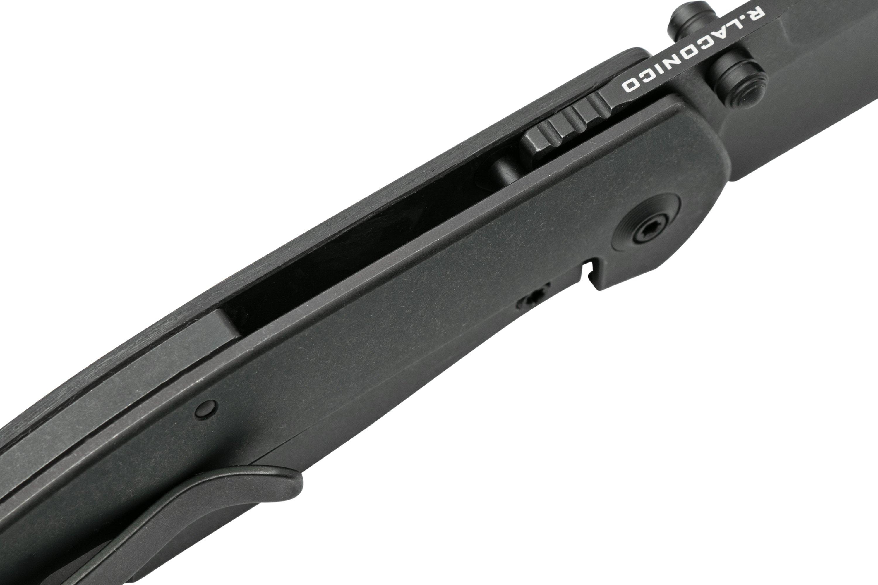 WE Knife Esprit 20025AC Blackwashed, Marble Carbon fibre pocket knife