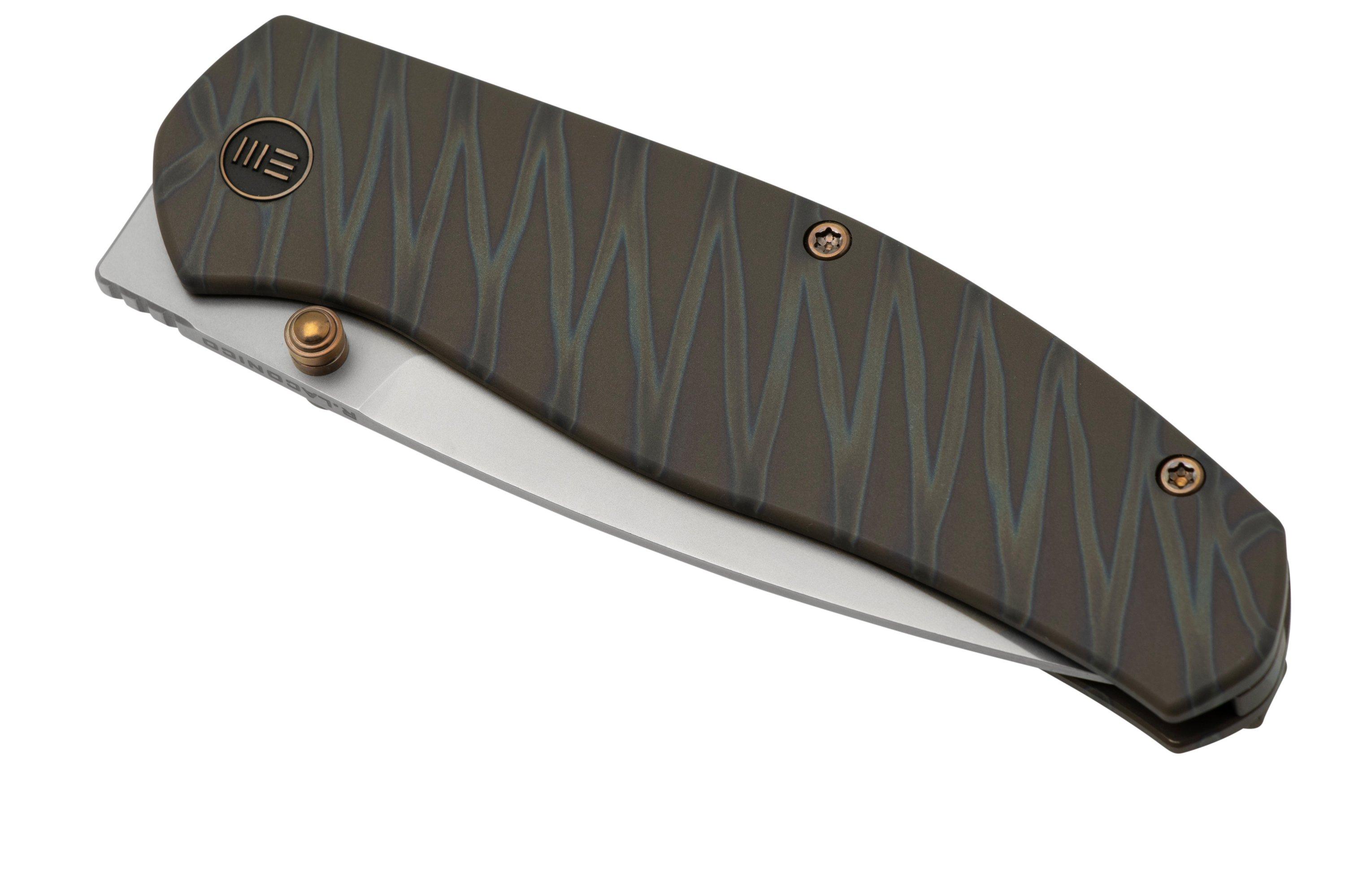 WE Knife Esprit 20025B-B Bead Blasted, Tiger Stripe Pattern