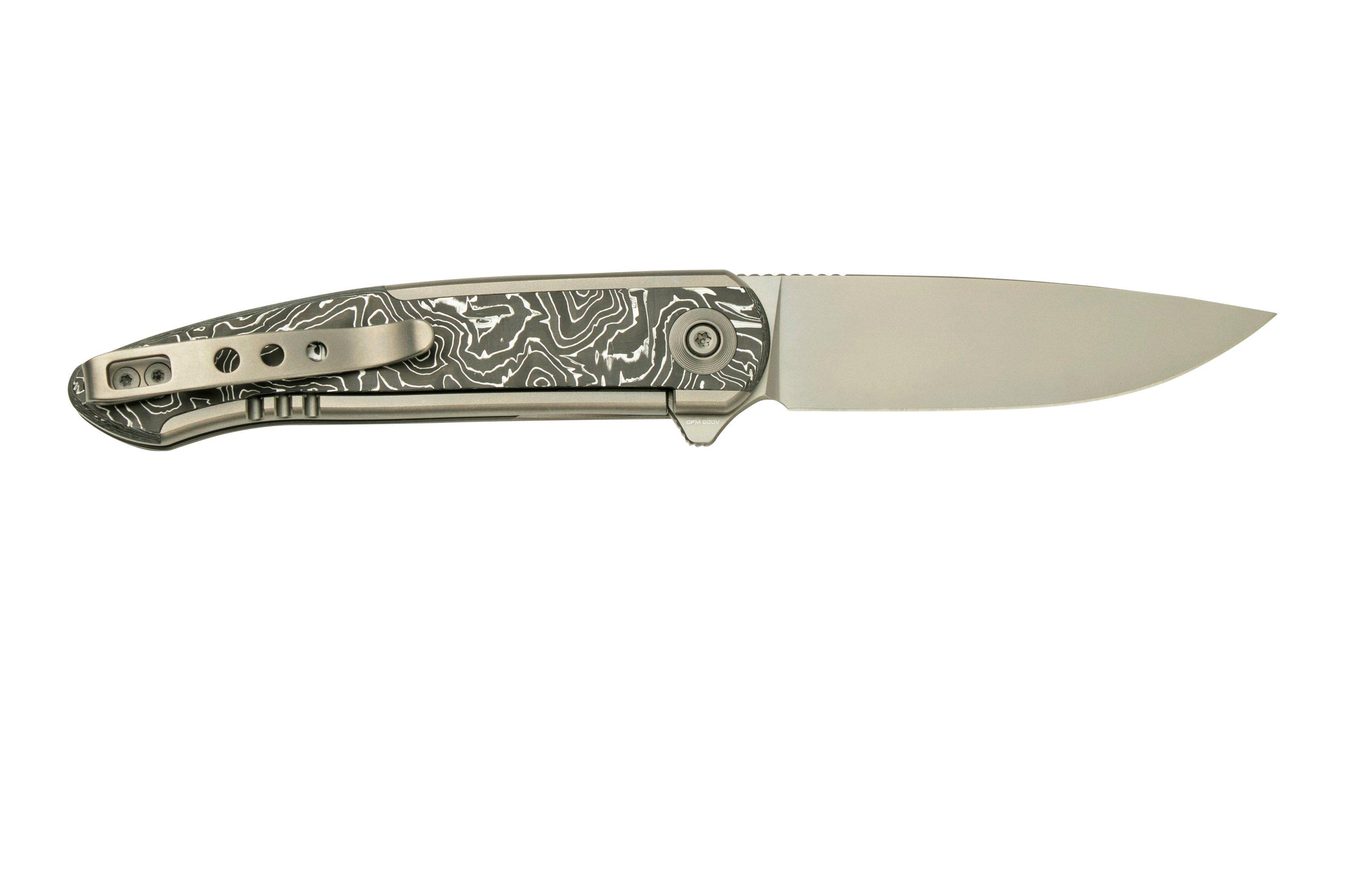 WE Knife Smooth Sentinel WE200435, 20CV, Titanium, Aluminium Foil