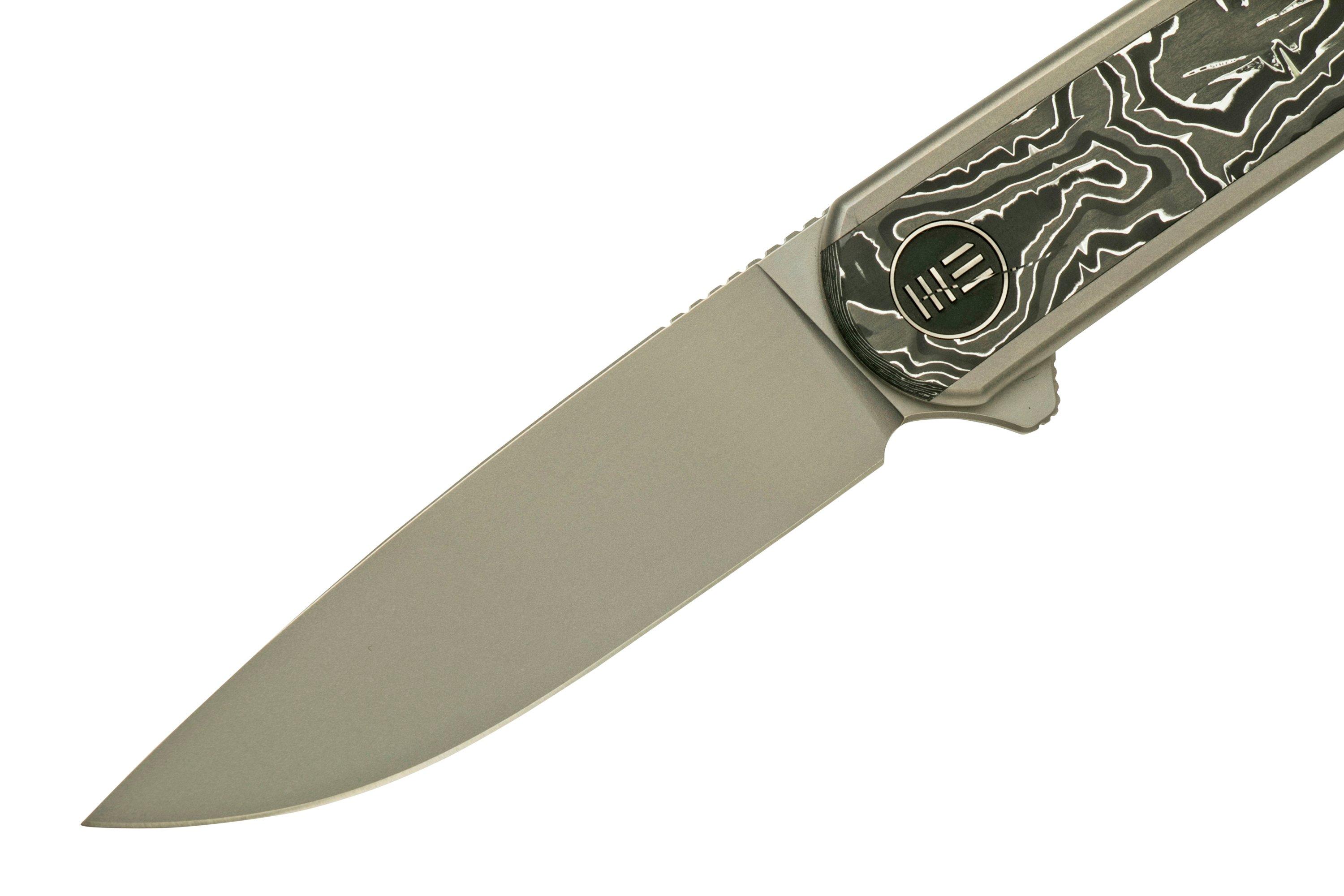 WE Knife Smooth Sentinel WE200435, 20CV, Titanium, Aluminium Foil
