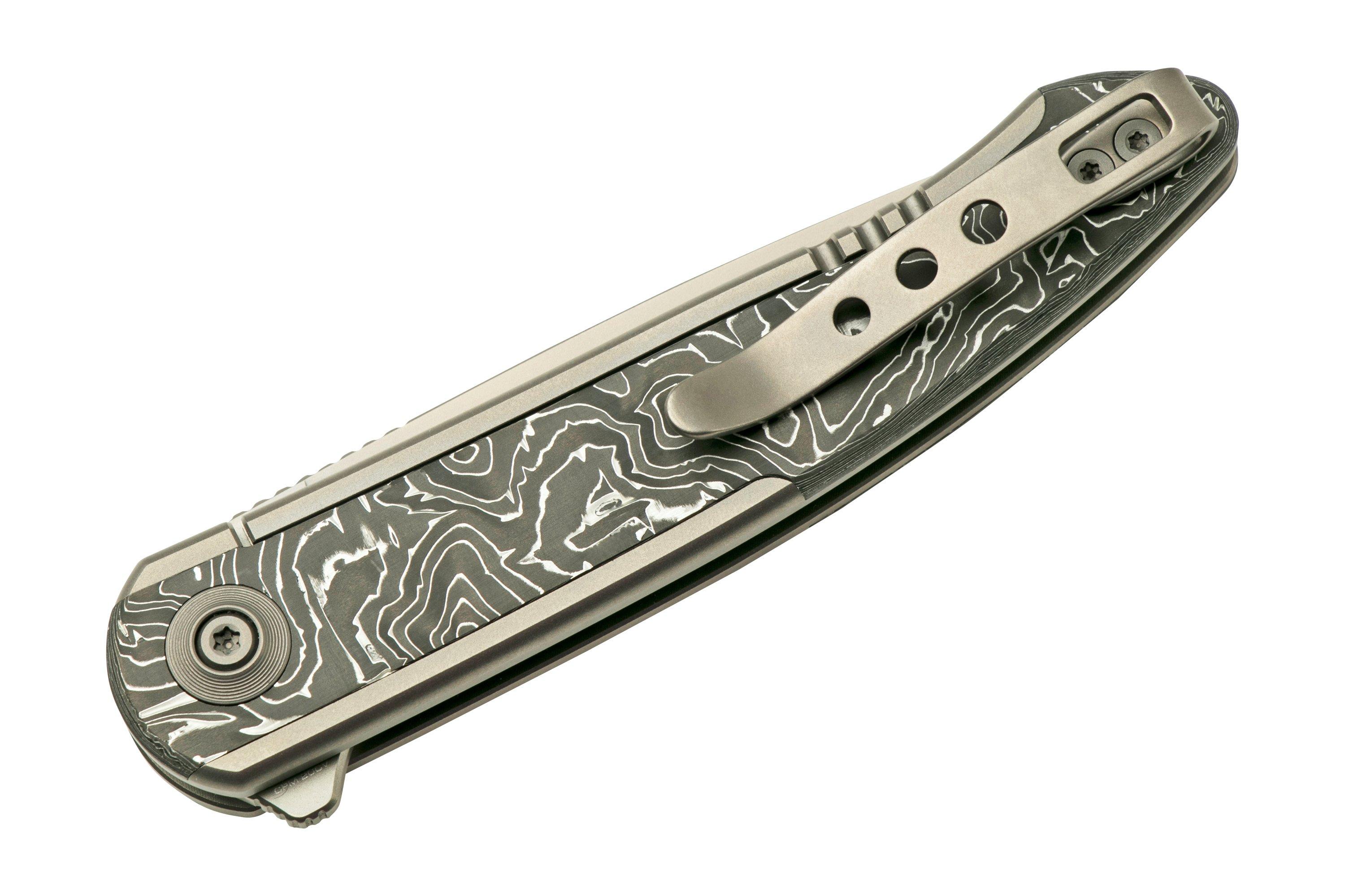 WE Knife Smooth Sentinel WE200435, 20CV, Titanium, Aluminium Foil