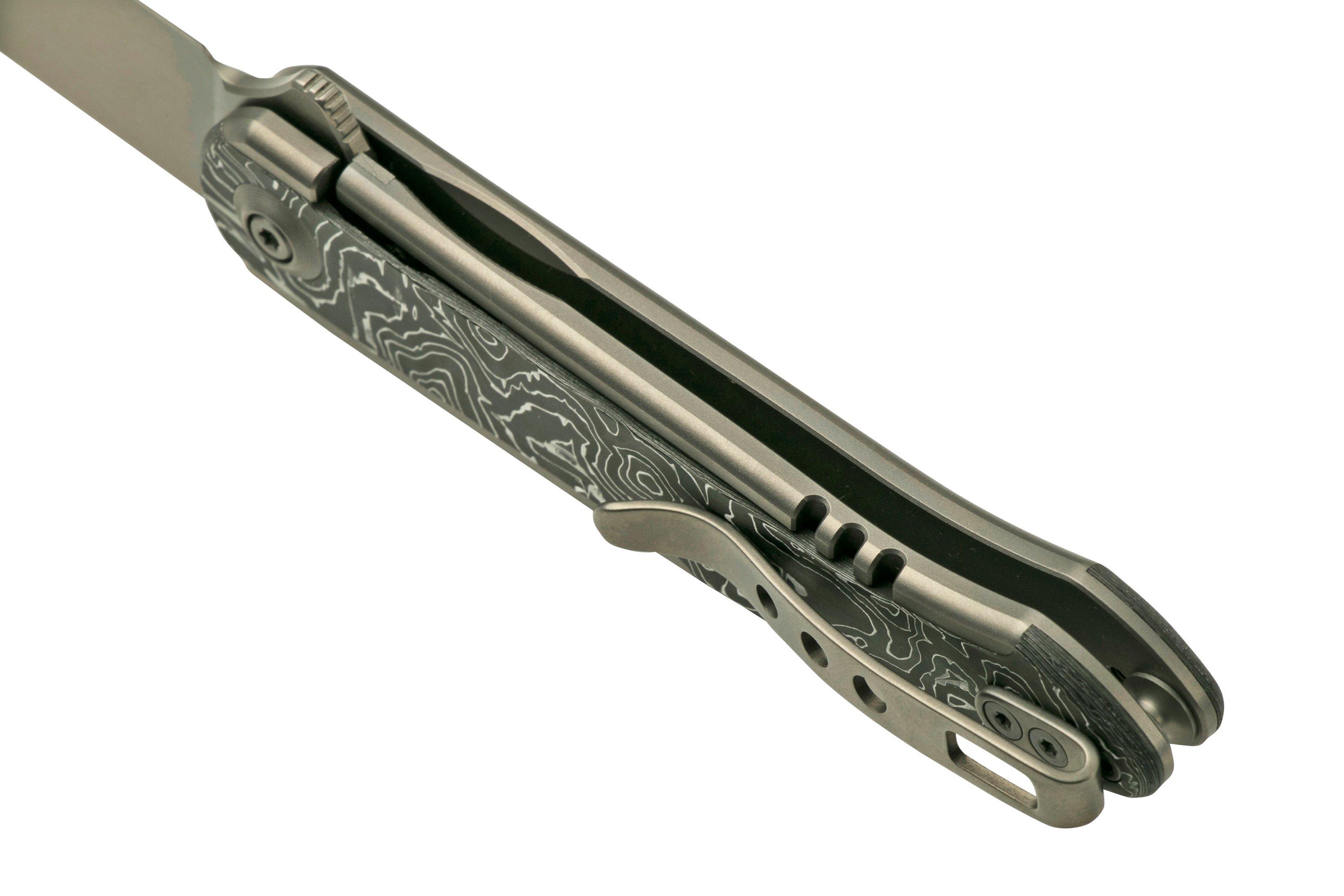 WE Knife Smooth Sentinel WE200435, 20CV, Titanium, Aluminium Foil