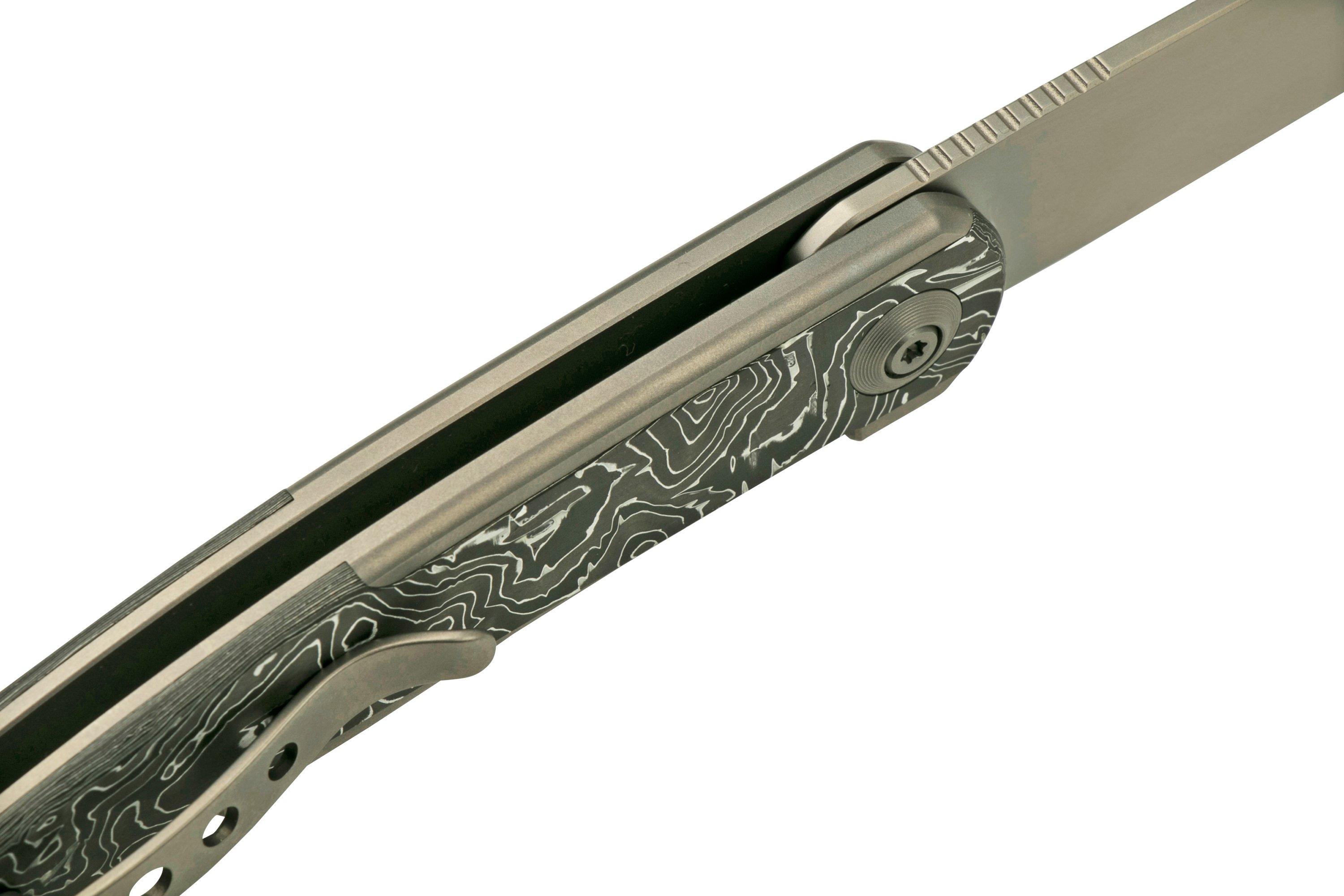 WE Knife Smooth Sentinel WE200435, 20CV, Titanium, Aluminium Foil