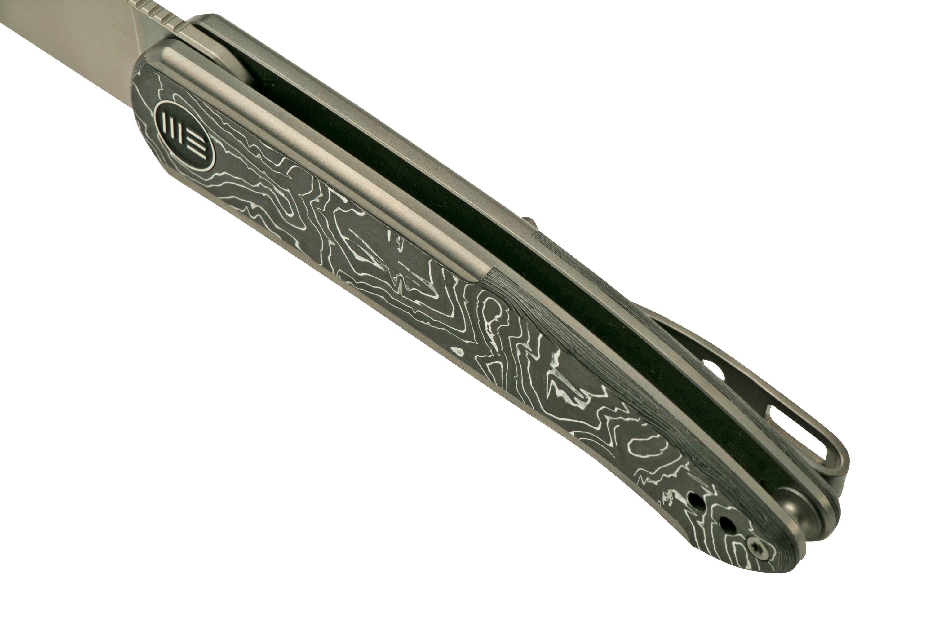 WE Knife Smooth Sentinel WE200435, 20CV, Titanium, Aluminium Foil