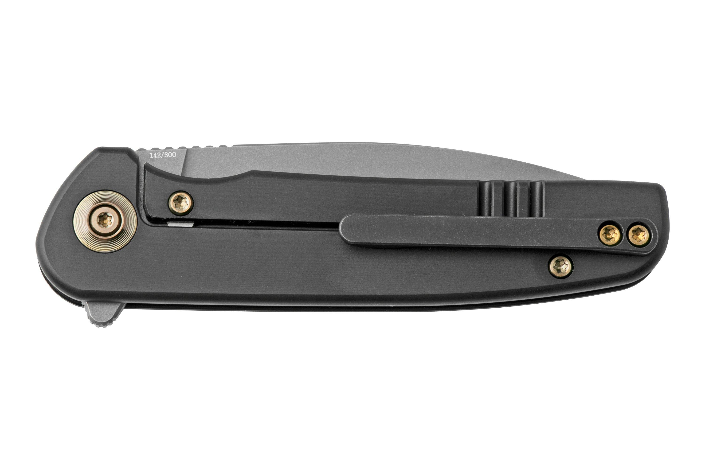 WE Knife Shakan Limited Edition WE20052B-1 Black Titanium, pocket knife ...
