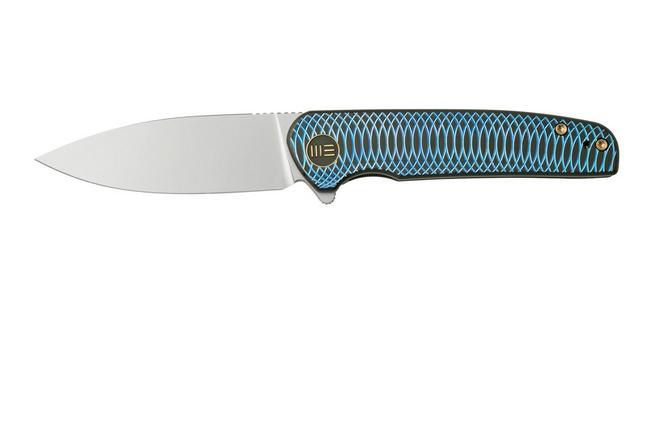 Imagen para WE Knife Shakan Limited Edition WE20052C-1 Blue/Black Machined Titanium, navaja