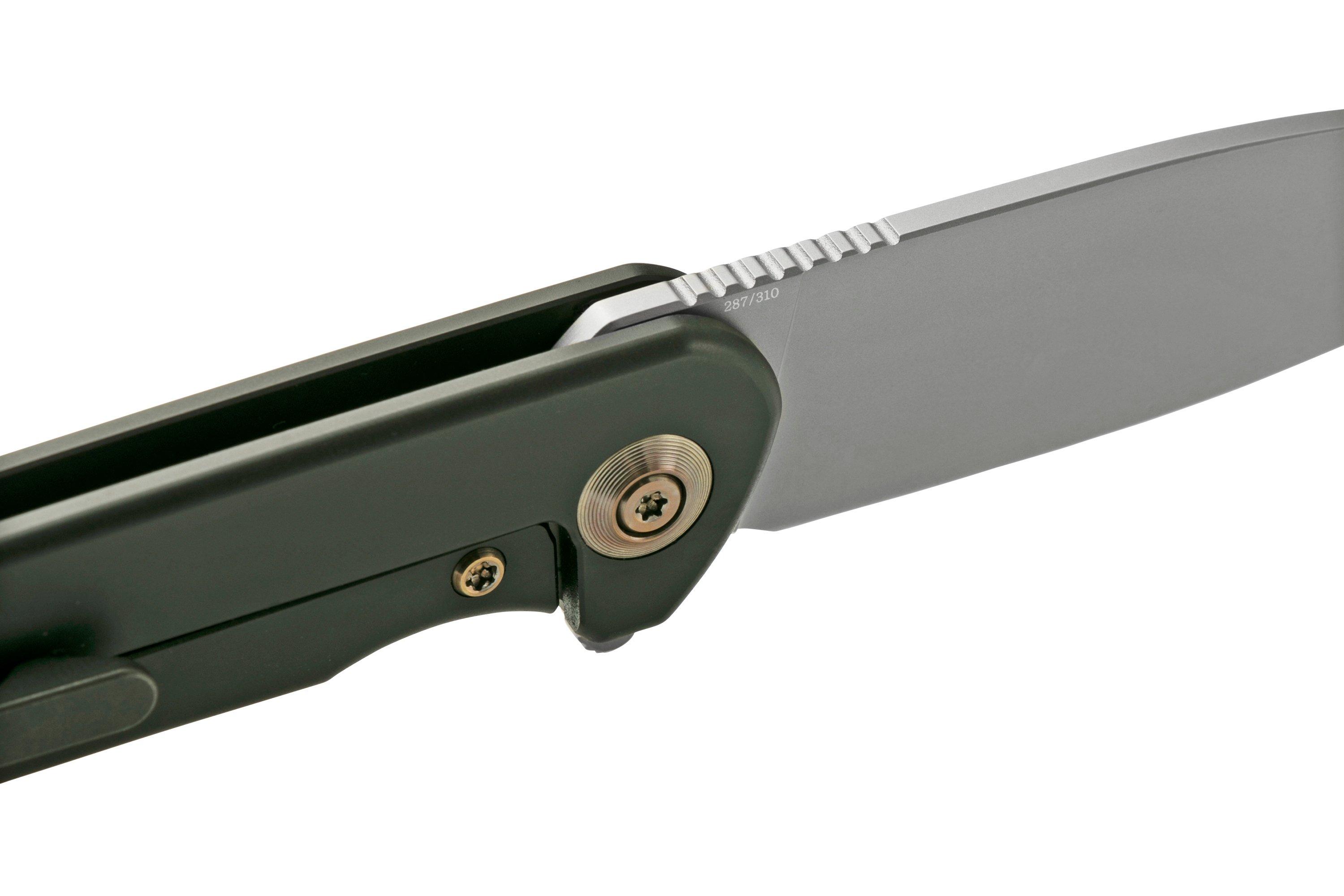 WE Knife Shakan Limited Edition WE20052C-1 Blue/Black Machined Titanium ...