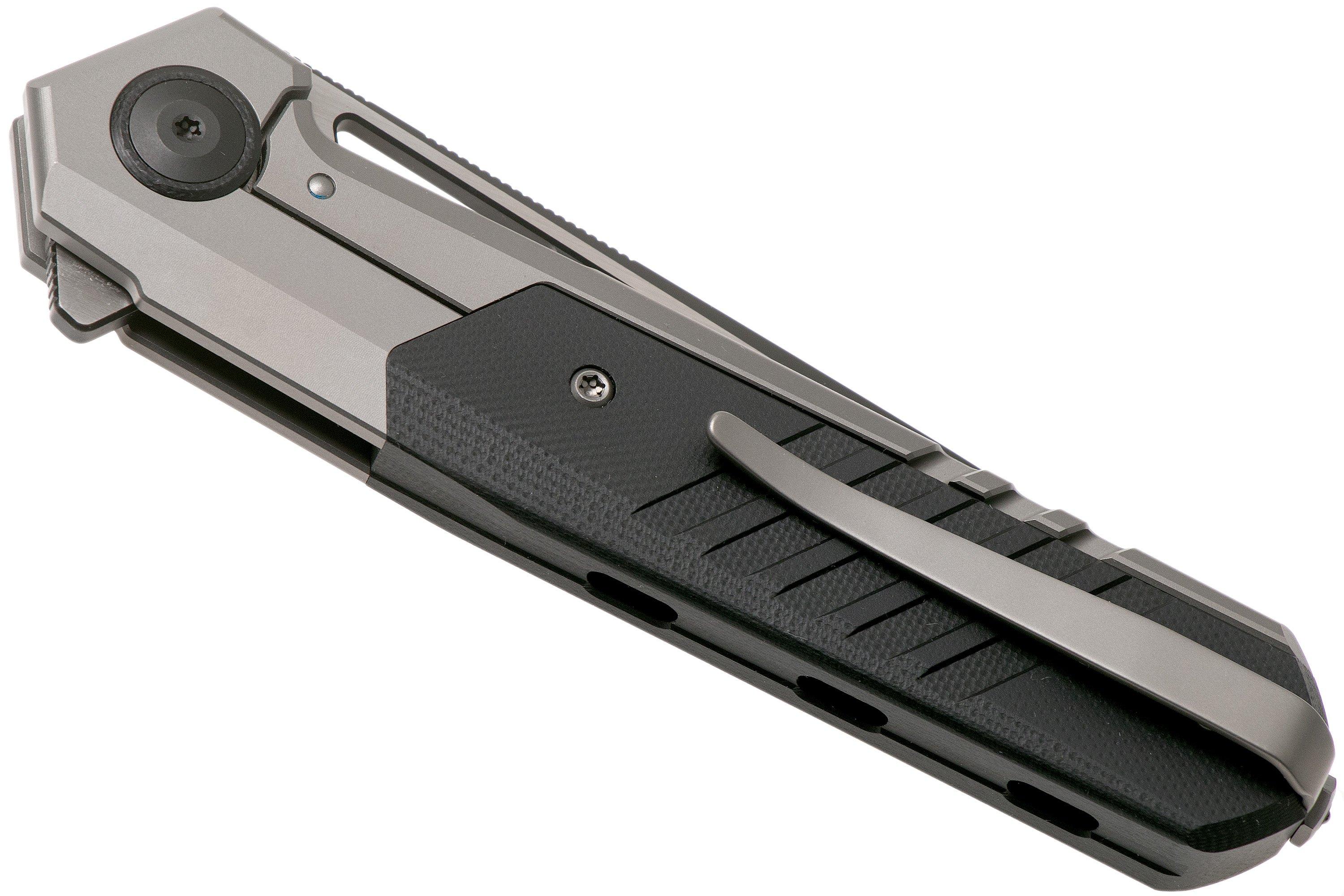 WE Knife Arsenal WE200733 TwoTone, Black G10 Taschenmesser, Ostap Hel