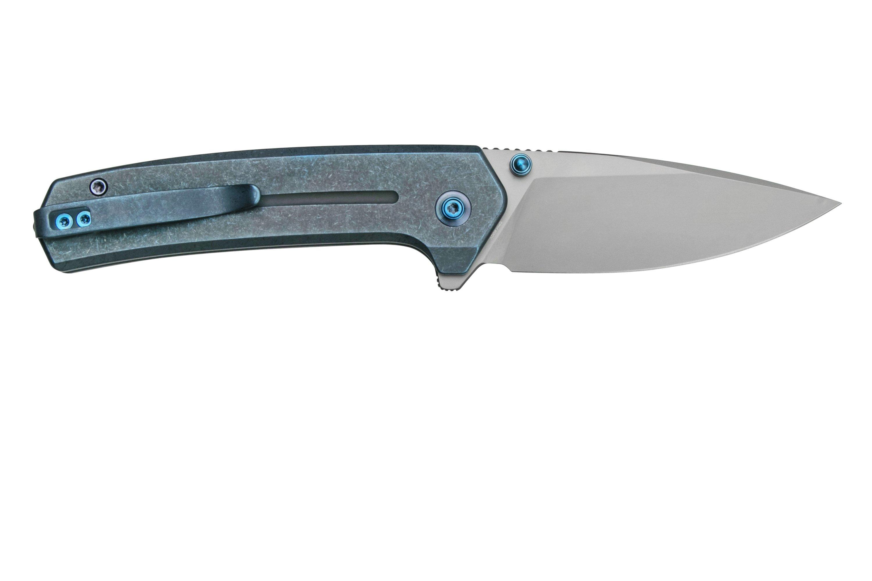 WE Knife Culex WE21026B3, Blue Titanium pocket knife Advantageously