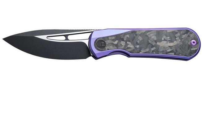 Bild für WE Knife Baloo WE21033-3 Purple Titanium/Grey Carbonfiber, Taschenmesser