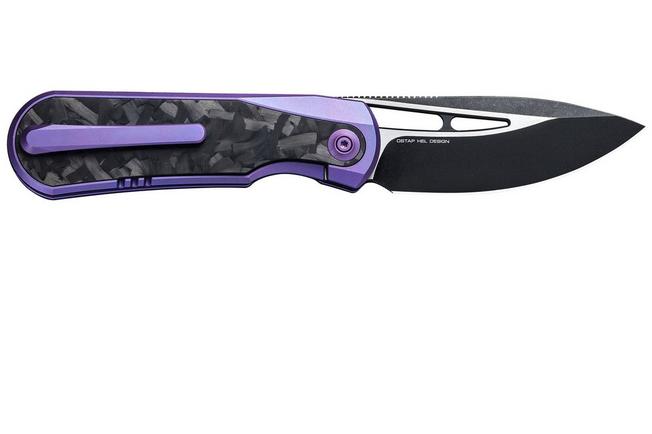 Bild für WE Knife Baloo WE21033-3 Purple Titanium/Grey Carbonfiber, Taschenmesser