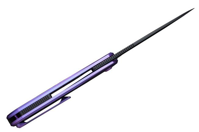 Bild für WE Knife Baloo WE21033-3 Purple Titanium/Grey Carbonfiber, Taschenmesser