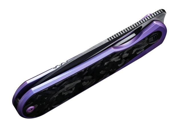 Bild für WE Knife Baloo WE21033-3 Purple Titanium/Grey Carbonfiber, Taschenmesser