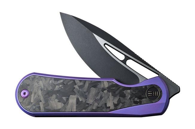 Bild für WE Knife Baloo WE21033-3 Purple Titanium/Grey Carbonfiber, Taschenmesser