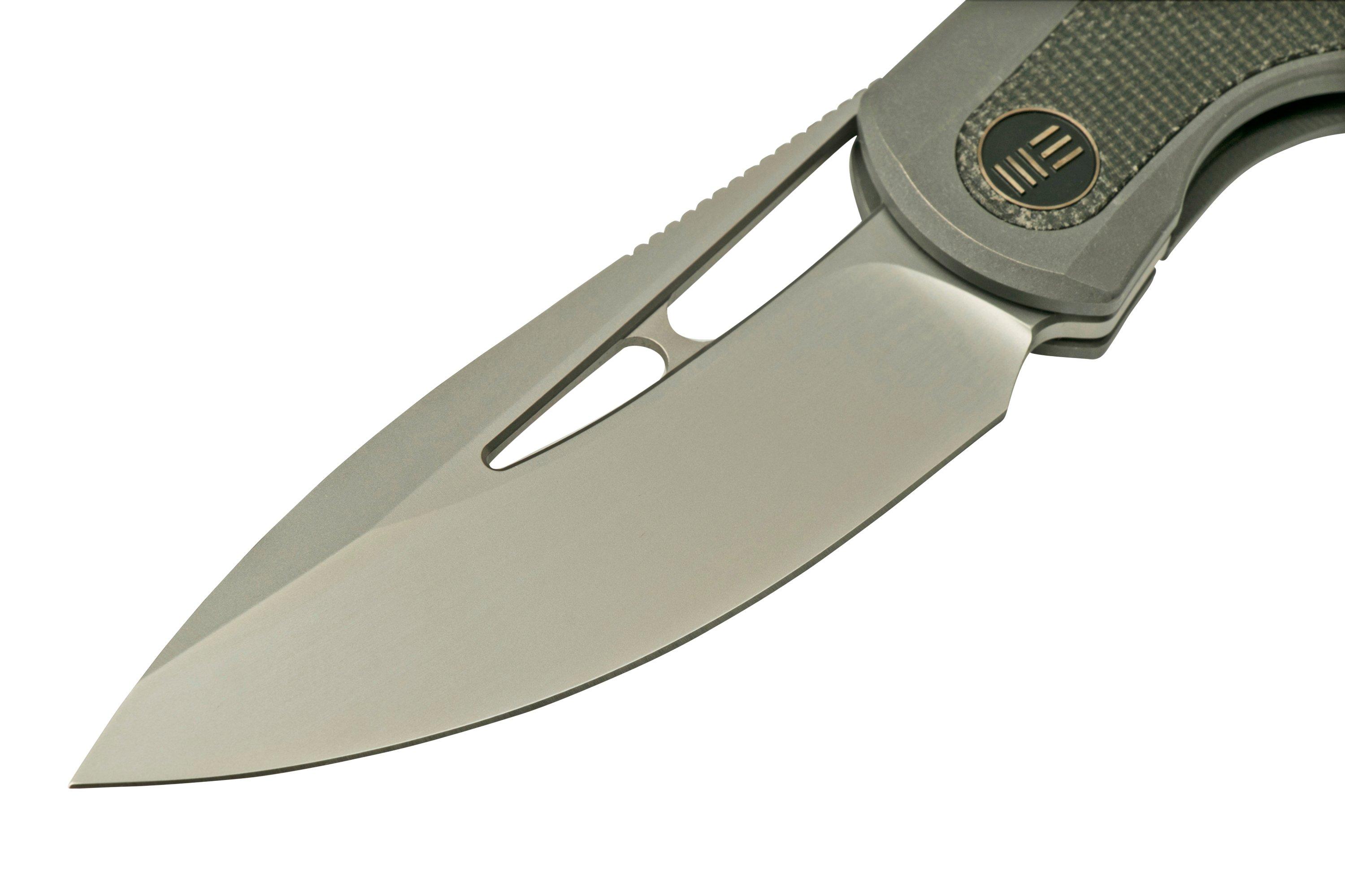 WE Knife Baloo WE210334 Titanium/Black Micarta, pocket knife