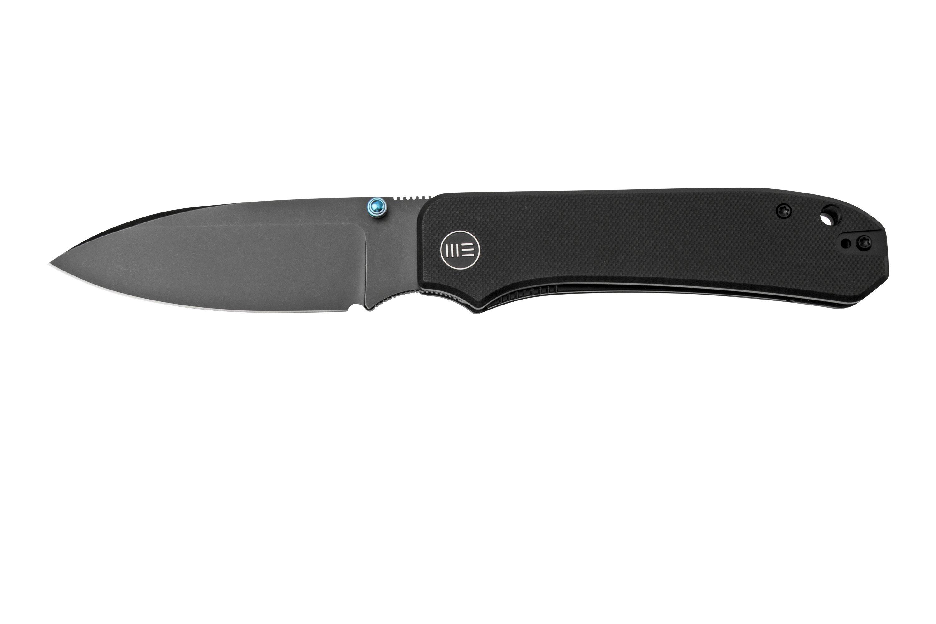 WE Knife Big Banter WE210451 black pocket knife, Ben Petersen design