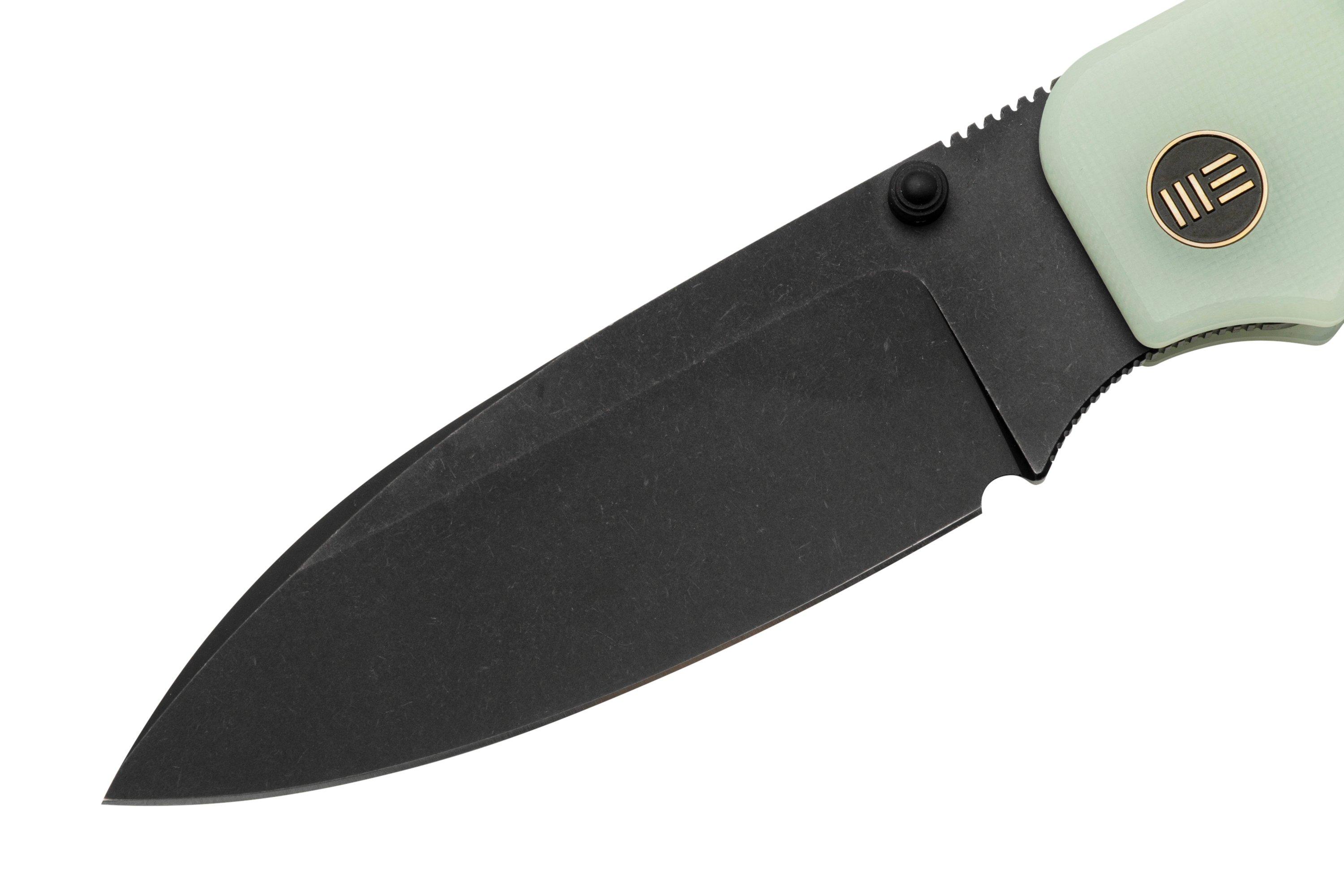 WE Knife Big Banter WE210453 Natural G10, Black, Ben Petersen design