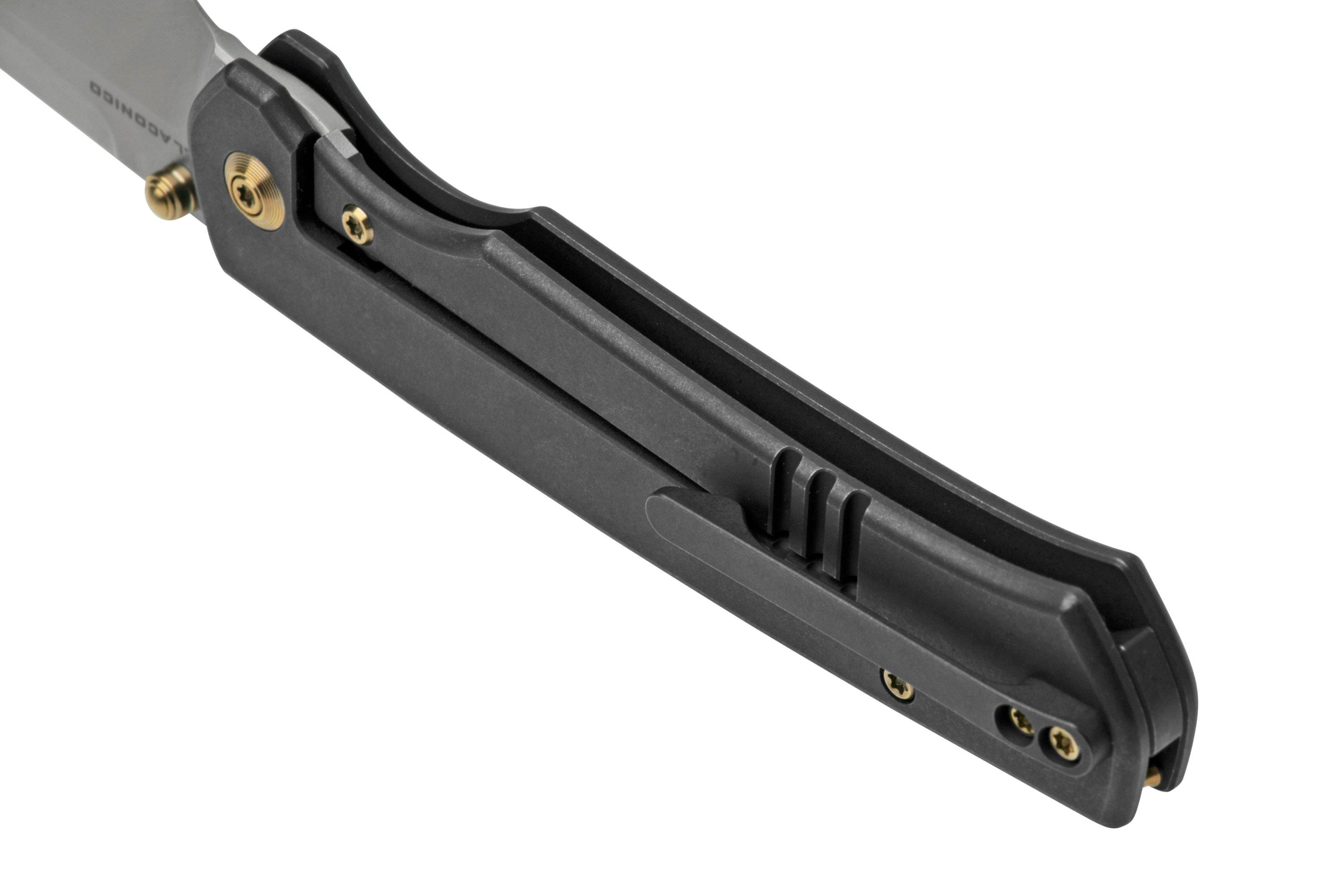 WE Knife Evoke WE210461 zwart zakmes, Ray Laconico design Voordelig