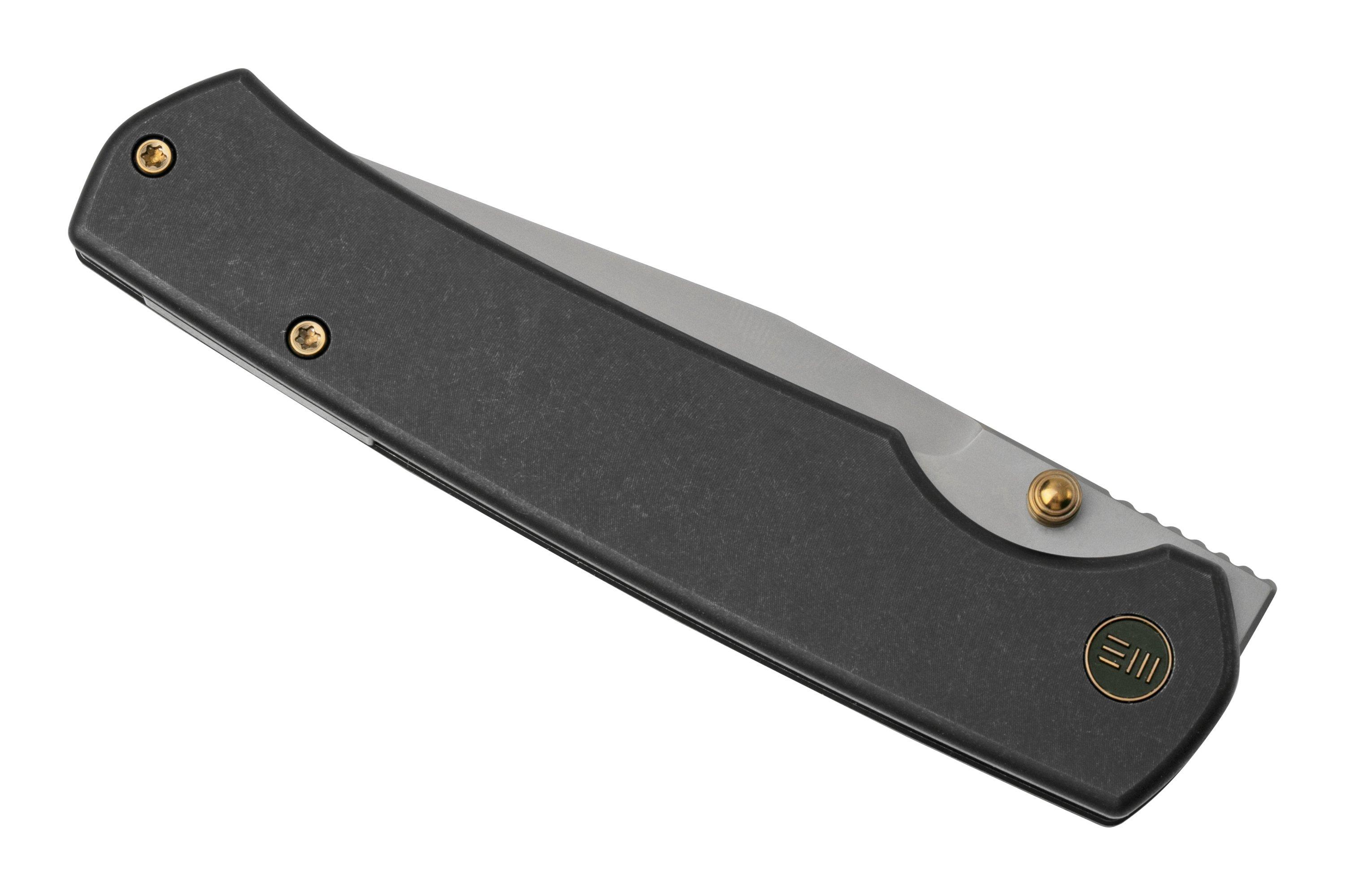 WE Knife Evoke WE210461 black pocket knife, Ray Laconico design