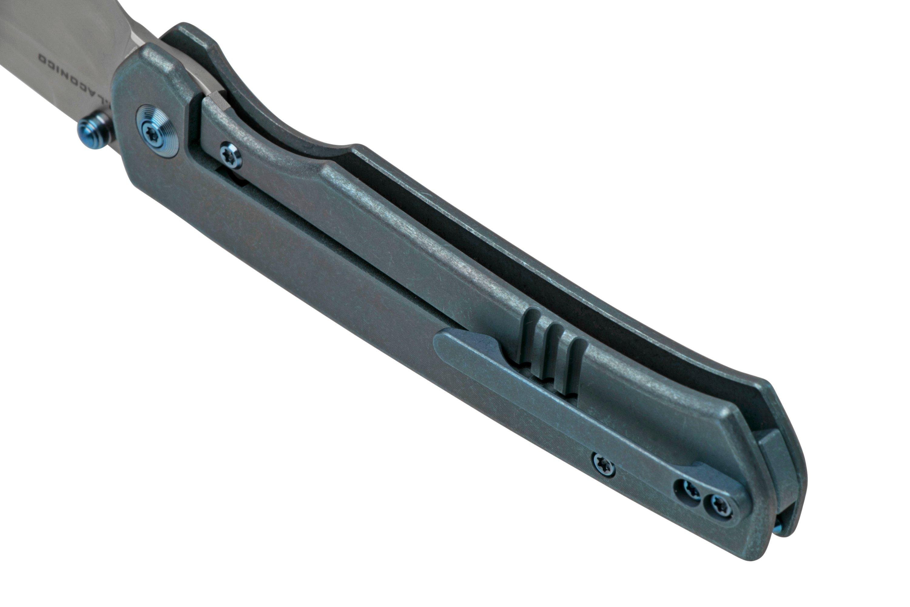 WE Knife Evoke WE210463 blauw zakmes, Ray Laconico design Voordelig