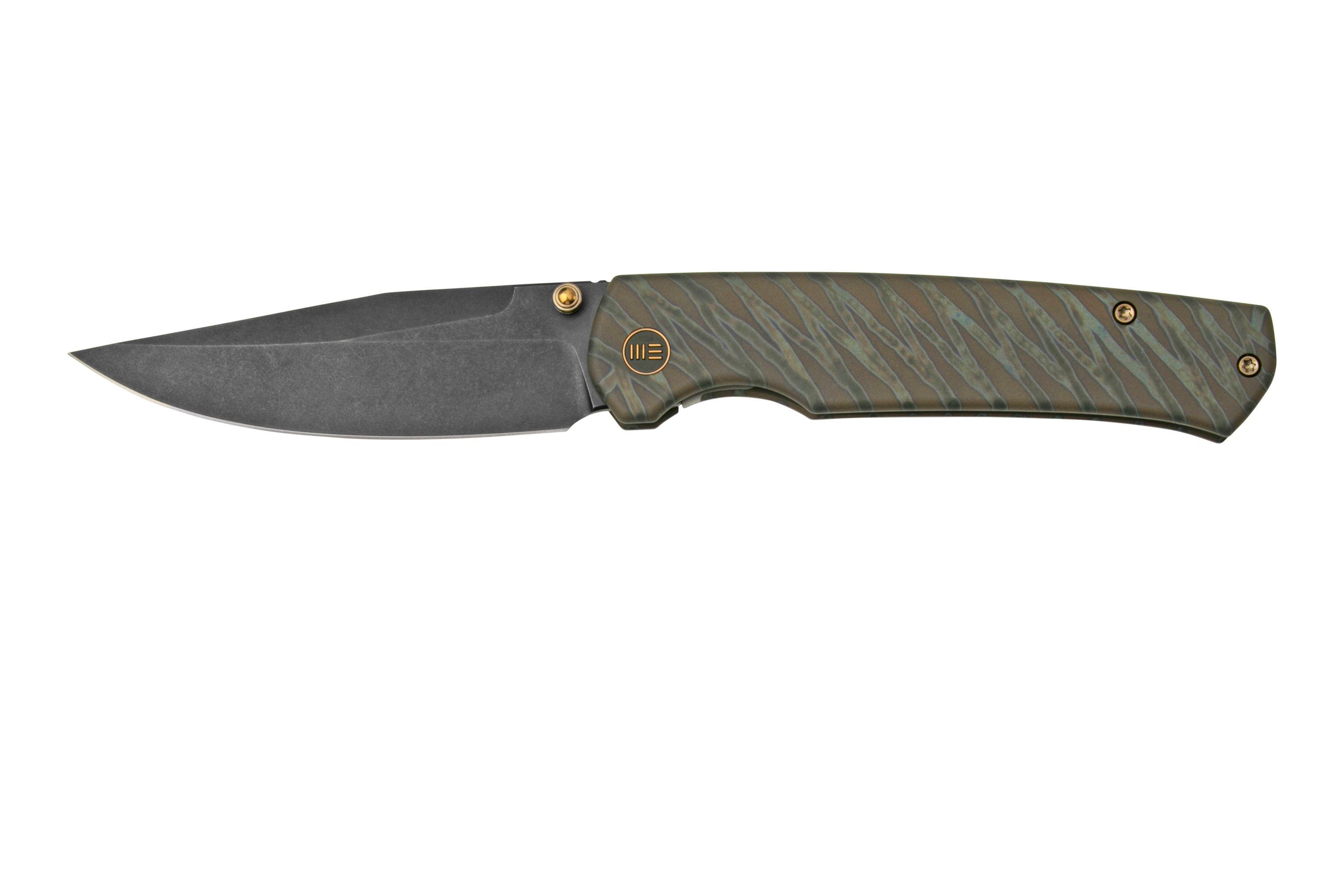 WE Knife Evoke WE210464 black pocket knife, Ray Laconico design