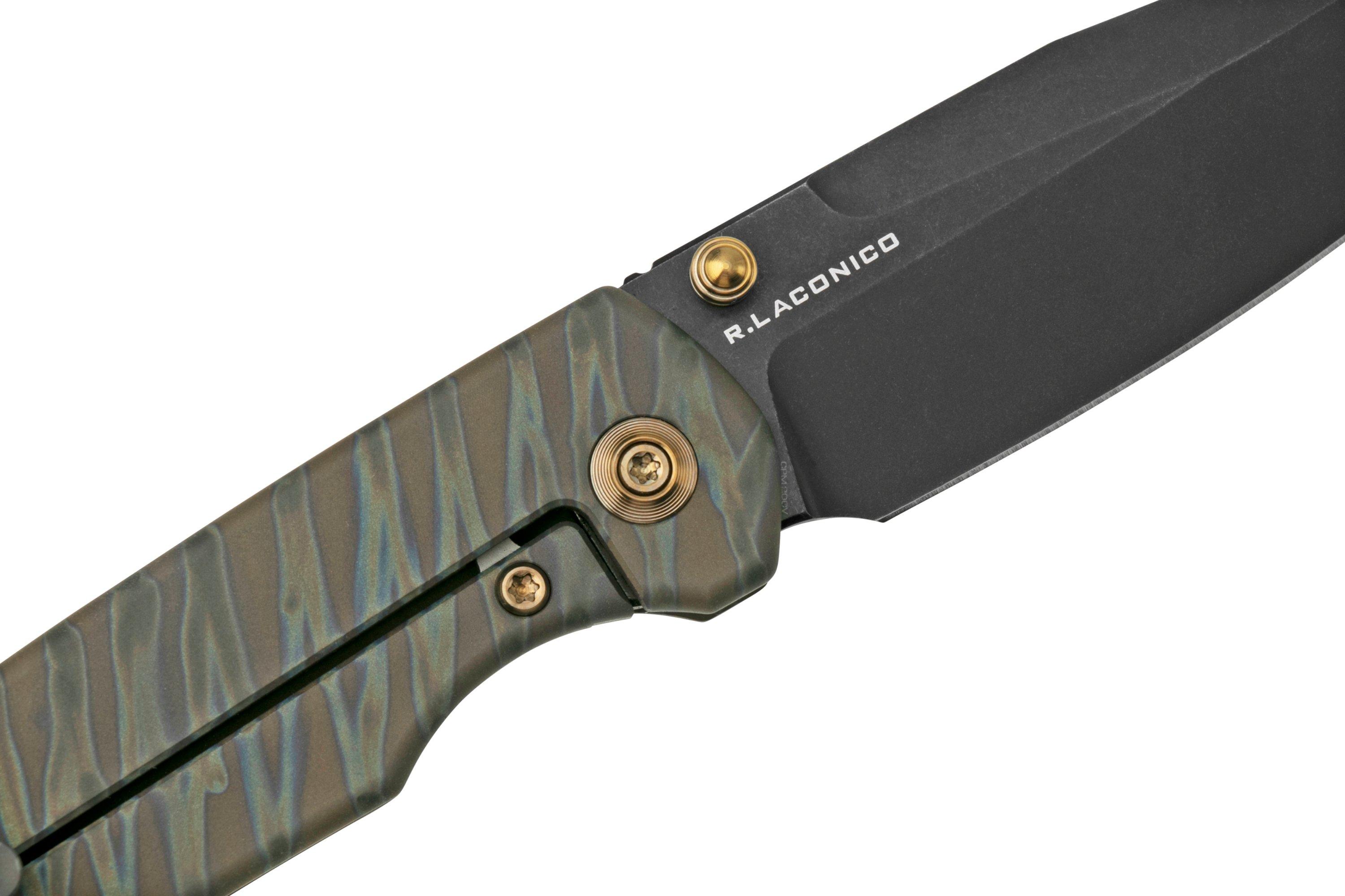 WE Knife Evoke WE210464 zwart zakmes, Ray Laconico design Voordelig